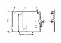 Kondensor, klimatanläggning 30005160 International Radiators