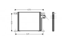 Kondensor, klimatanläggning 30005220 International Radiators
