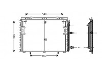 Kondensor, klimatanläggning 30005221 International Radiators