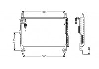 Kondensor, klimatanläggning 30005242 International Radiators