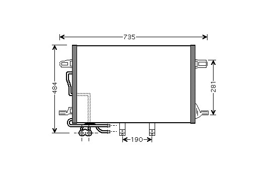 Kondensor, klimatanläggning 30005307 International Radiators