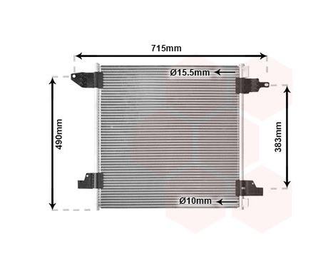 Kondensor, klimatanläggning 30005345 International Radiators, bild 2