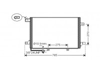 Kondensor, klimatanläggning 30005382 International Radiators