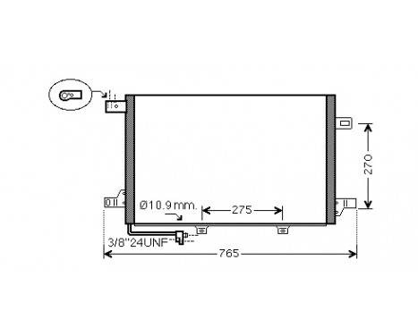 Kondensor, klimatanläggning 30005382 International Radiators