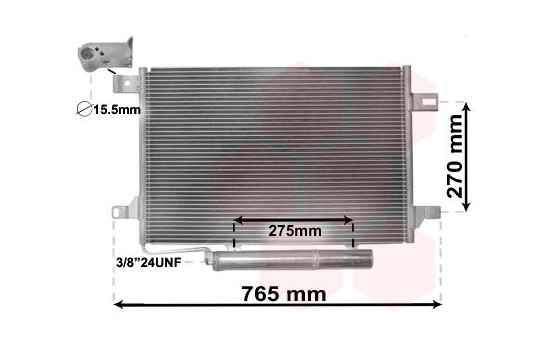 Kondensor, klimatanläggning 30005382 International Radiators, bild 2