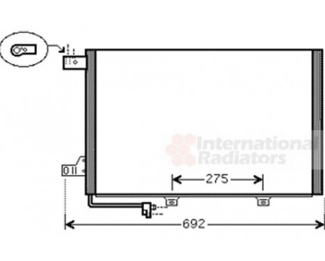 Kondensor, klimatanläggning 30005386 International Radiators, bild 2