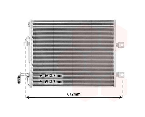 Kondensor, klimatanläggning 30005392 International Radiators, bild 2