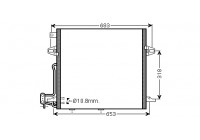 Kondensor, klimatanläggning 30005406 International Radiators