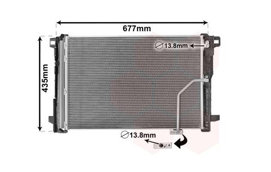 Kondensor, klimatanläggning 30005450 International Radiators, bild 2