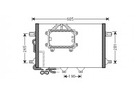 Kondensor, klimatanläggning 30005562 International Radiators