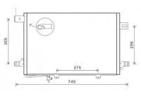 Kondensor, klimatanläggning 30005572 International Radiators