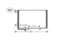 Kondensor, klimatanläggning 30005578 International Radiators