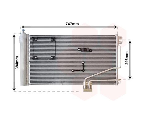 Kondensor, klimatanläggning 30015298 International Radiators, bild 2