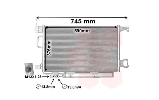 Kondensor, klimatanläggning 30015360 International Radiators