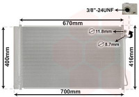 Kondensor, klimatanläggning 30015710 International Radiators