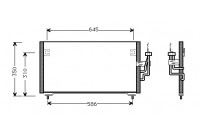 Kondensor, klimatanläggning 32005106 International Radiators
