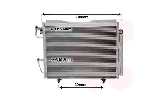 Kondensor, klimatanläggning 32005231 International Radiators, bild 2