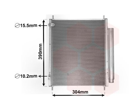 Kondensor, klimatanläggning 32005244 International Radiators