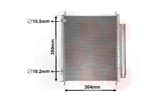 Kondensor, klimatanläggning 32005244 International Radiators