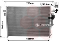 Kondensor, klimatanläggning 33005404 International Radiators