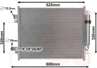 Kondensor, klimatanläggning 33005428 International Radiators