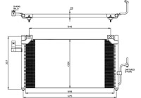 Kondensor, klimatanläggning 35386 NRF