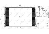 Kondensor, klimatanläggning 35507 NRF