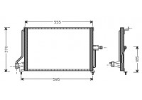 Kondensor, klimatanläggning 37005209 International Radiators