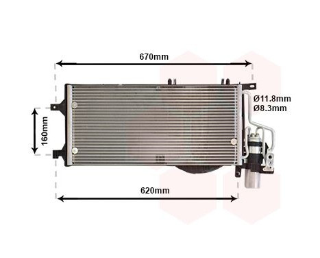 Kondensor, klimatanläggning 37005310 International Radiators, bild 2