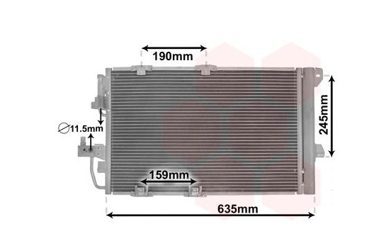 Kondensor, klimatanläggning 37005326 International Radiators