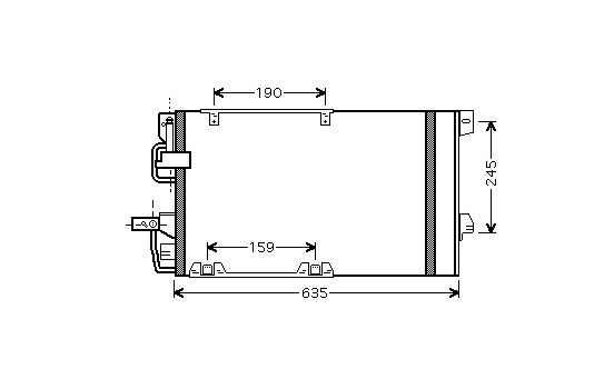 Kondensor, klimatanläggning 37005326 International Radiators, bild 2
