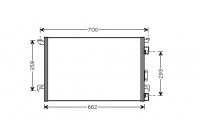 Kondensor, klimatanläggning 37005333 International Radiators