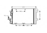 Kondensor, klimatanläggning 37005367 International Radiators