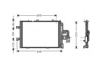 Kondensor, klimatanläggning 37005369 International Radiators