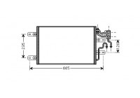 Kondensor, klimatanläggning 37005394 International Radiators