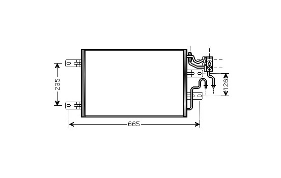 Kondensor, klimatanläggning 37005394 International Radiators