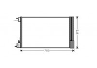 Kondensor, klimatanläggning 37005478 International Radiators