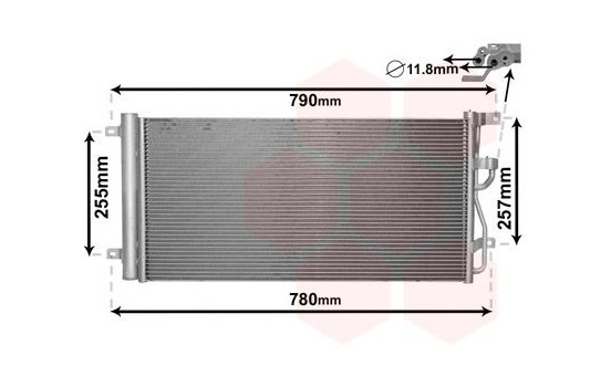 Kondensor, klimatanläggning 37005612 International Radiators