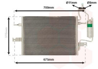 Kondensor, klimatanläggning 37015349 International Radiators