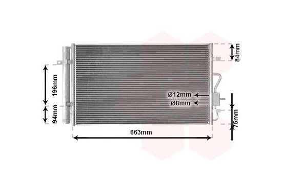 Kondensor, klimatanläggning 37015710 International Radiators