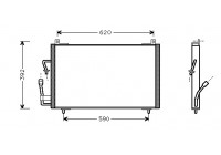 Kondensor, klimatanläggning 40005182 International Radiators