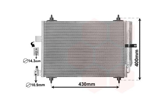 Kondensor, klimatanläggning 40005286 International Radiators, bild 2