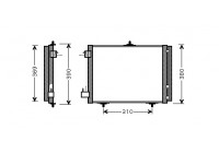 Kondensor, klimatanläggning 40005295 International Radiators
