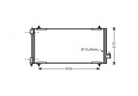 Kondensor, klimatanläggning 40005301 International Radiators