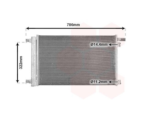 Kondensor, klimatanläggning 40005364 International Radiators, bild 2