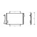 Kondensor, klimatanläggning 43005232 International Radiators