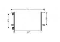 Kondensor, klimatanläggning 43005304 International Radiators