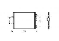 Kondensor, klimatanläggning 43005315 International Radiators