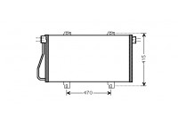 Kondensor, klimatanläggning 43005352 International Radiators