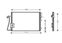 Kondensor, klimatanläggning 43005376 International Radiators
